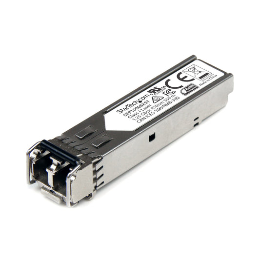 StarTech MSA Compliant SFP Transceiver Module - 1000BASE-SX~MSA Uncoded SFP Module - 1000BASE-SX - 1GbE Multi Mode Fiber (MMF) Optic Transceiver - 1GE Gigabit Ethernet SFP - LC 550m - 850nm - DDM