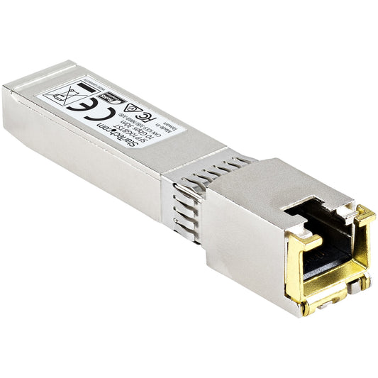 Star Tech MSA Compliant SFP+ Transceiver Module - 10GBASE-T~MSA Uncoded SFP+ Module - 10GBASE-T - SFP to RJ45 Cat6/Cat5e - 10GE Gigabit Ethernet SFP+ - RJ-45 30m
