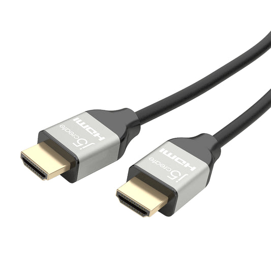 j5create JDC52 Ultra HD 4K HDMITM Cable, Black and Grey, 2 m