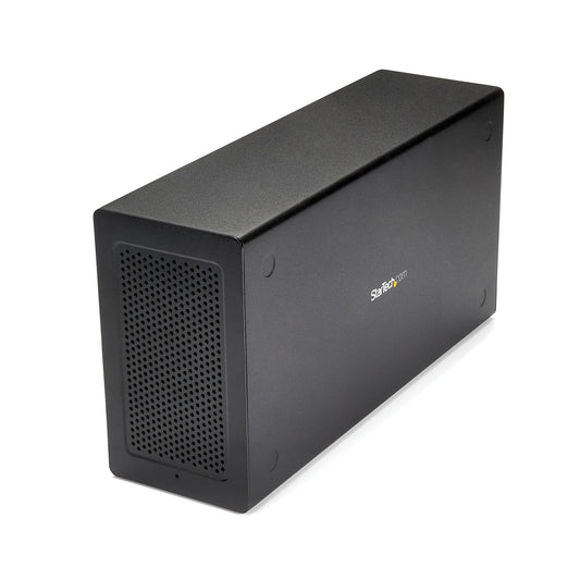 StarTech Thunderbolt 3 PCIe Expansion Chassis, External Enclosure with One PCI Express Slot, PCIe Box for Laptops/Desktops/All-In-Ones, 5K/4K Output Via TB3/DP Ports, TAA Compliant