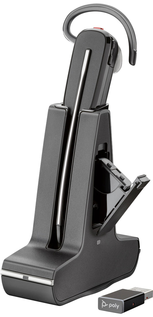 HP Poly Poly Savi 8245 DECT 1880-1900 MHz Headset +USB-A to USB-C Cable +D400
