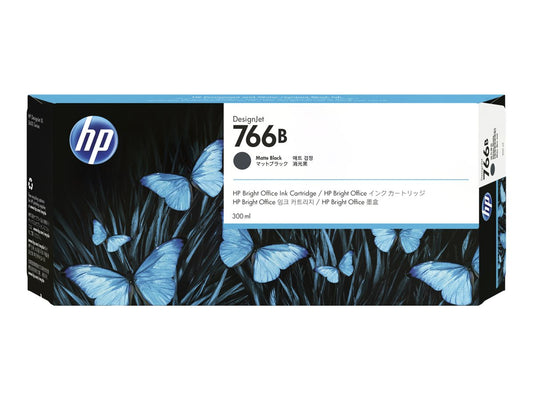 HP 766B 300ML MATTE BLACK DESIGNJET INK CARTRIDGE - XL 3600