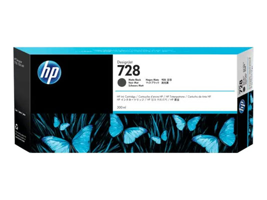 HP 728B 300ML MATTE BLACK DESIGNJET INK - T730 / T830