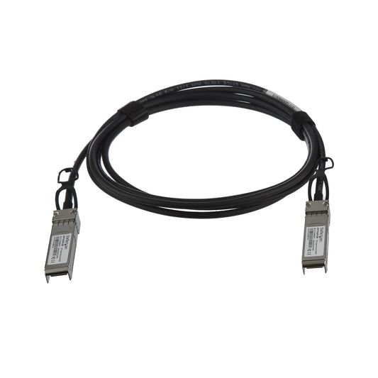 Star Tech MSA Uncoded Compatible 2m 10G SFP+ to SFP+ Direct Attach Breakout Cable Twinax - 10 GbE SFP+ Copper DAC 10 Gbps Low Power Passive Transceiver Module DAC