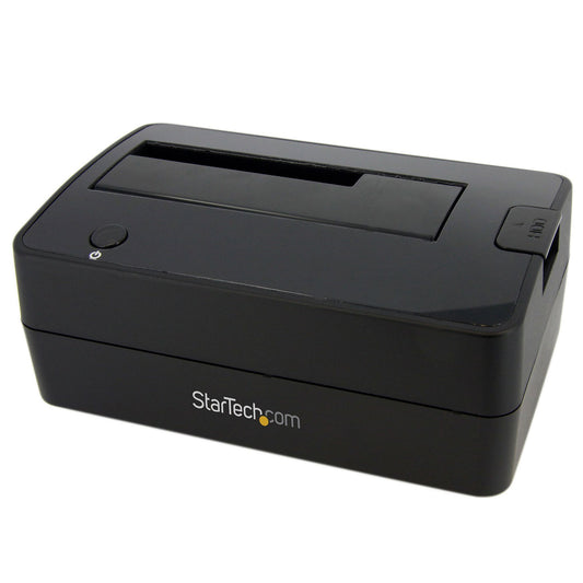 Star Tech Single Bay USB 3.0 to SATA Hard Drive Docking Station, USB 3.0 (5 Gbps) Hard Drive Dock, External 2.5/3.5" SATA I/II/III HDD/SSD Docking Station, Top-Loading Hard Drive Bay