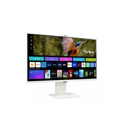 LG SMART MONITOR 32" UHD, HDMI(2), USBC(3), BT, WIFI, LAN, SPKR, WEBOS, (WHITE), 3YR