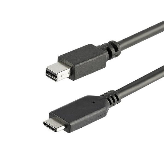 Star Tech 1 m (3.3 ft.) USB-C to Mini DisplayPort Cable - 4K 60Hz - Black