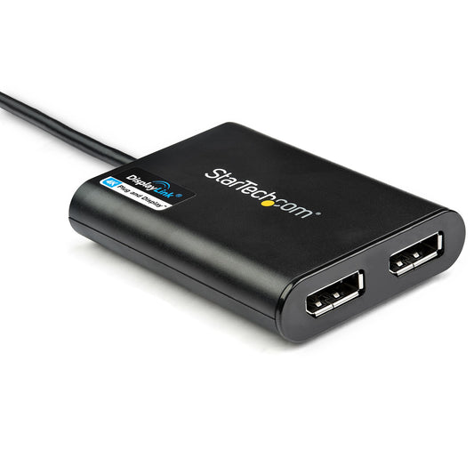Star Tech USB 3.0 to Dual DisplayPort Adapter - 4K 60Hz