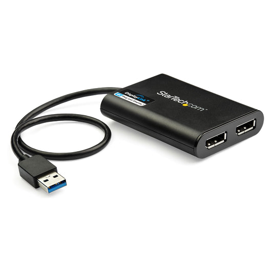 Star Tech USB 3.0 to Dual DisplayPort Adapter - 4K 60Hz