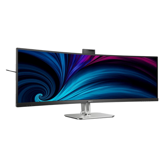 PHILIPS 49" (32:9) CURVE 5K LED, USB-C DOCK, HDMI, DP, RJ45, WEBCAM, SPKR, H/ADJ, 4YR