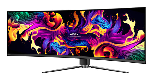 MSI MPG 491CQP QD-OLED computer monitor 124.5 cm (49") 5120 x 1440 pixels Dual WQHD Black