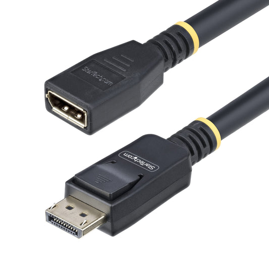 Star Tech 10ft (3m) DisplayPort 1.4 Extension Cable, DP 1.4 Port Saver Cable, 8K 60Hz, DP Male to Female Extension Adapter Cord, DisplayPort Extension Cable, TPE Jacket, M/F