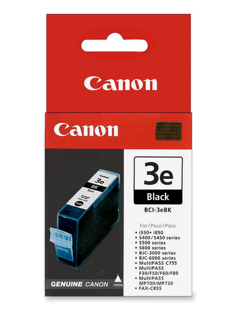 Canon Cartridge BCI-3E Black ink cartridge Original