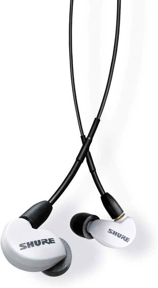 Shure SE215 White Pro Sound Isolating In-Ear Headphones 3.5mm | Open Box