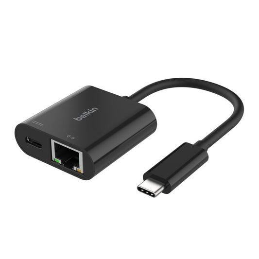Belkin USB-C TO ETHERNET + CHARGE ADAPTER 100W (INC019BTBK)