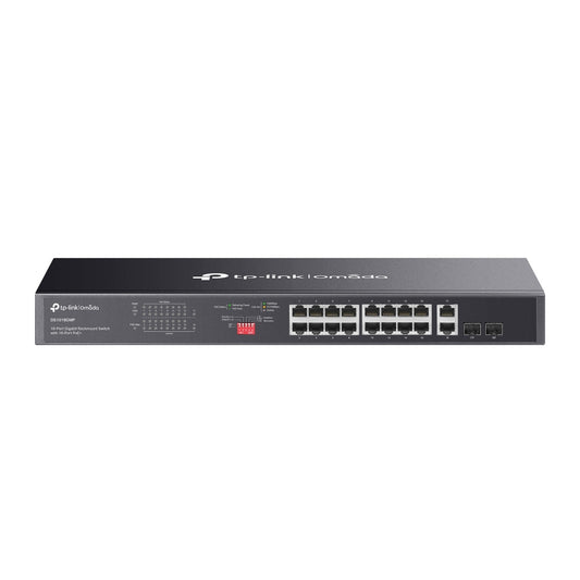 Omada 18-Port Gigabit Rackmount Switch with 16-Port PoE+