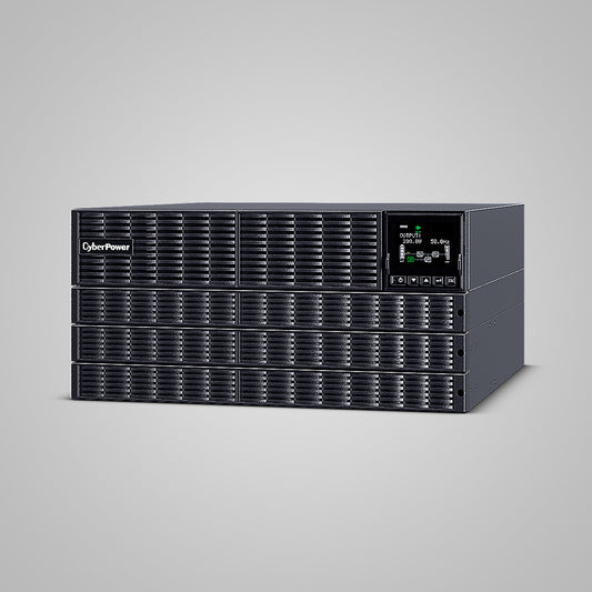 CYBERPOWER Online S 10000VA/10000W 5U Rackmount UPS - 12V/9AH*20 - Hardwire Terminal Block- (OLS10KERT5U), 2 Yrs Adv. Replacement WTY