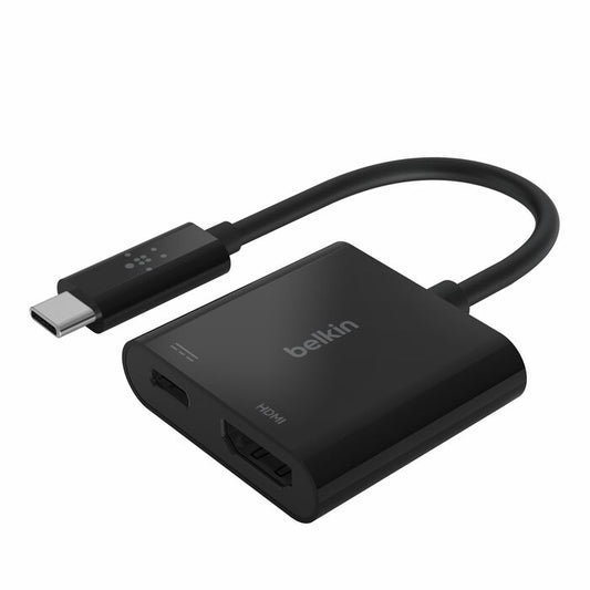 Belkin USB-C to HDMI + Charge Adapter BLK (60W (AVC002BTBK)