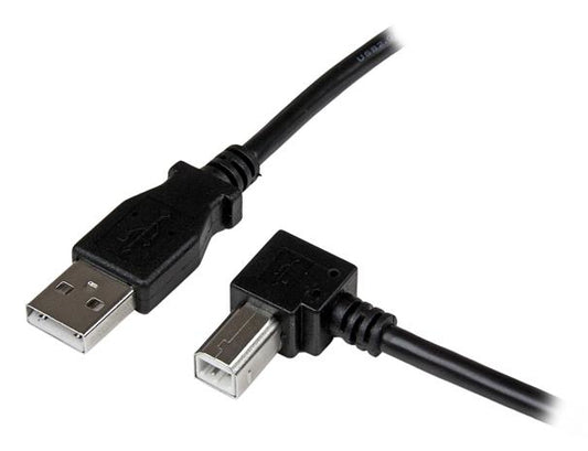 Star Tech 1m USB 2.0 A to Right Angle B Cable - M/M