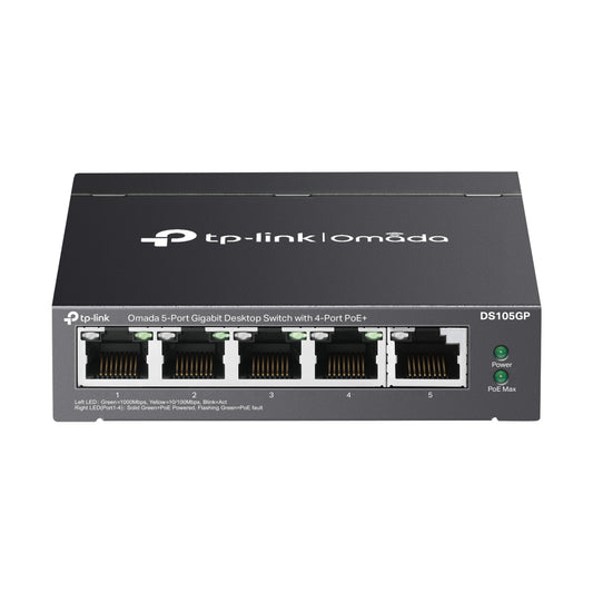 Omada 5-Port Gigabit Desktop Switch with 4-Port PoE+
