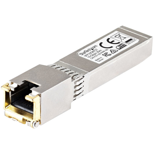 StarTech Cisco SFP-10GB-TC Compatible SFP+ Module - 10GBASE-T - SFP to RJ45 Cat6/Cat5e - 10GE Gigabit Ethernet SFP+ - RJ-45 30m - Cisco Firepower, ASR1000, ASR9000