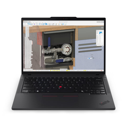 Lenovo ThinkPad P14s Gen 6 (AMD) Copilot + PC Copilot+ PC AMD Ryzen AI 9 HX PRO 370 Mobile workstation 35.6 cm (14") WUXGA 64 GB DDR5-SDRAM 1 TB SSD Wi-Fi 7 (802.11be) Windows 11 Pro English product image