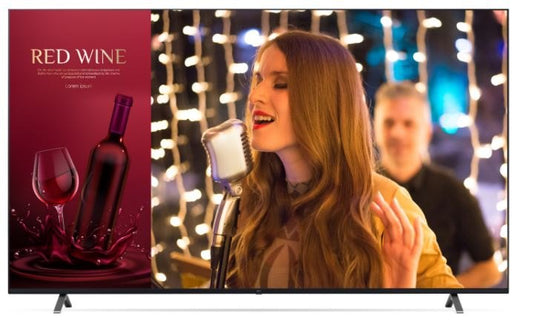 LG COMMERCIAL (UR640S) 65" UHD TV, 400NITS, HDMI(3), LAN, USB, SPKR, 16H/7D, 3YR