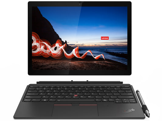 Lenovo ThinkPad X12 Detachable Gen 2 Intel Core Ultra 7 164U Hybrid (2-in-1) 31.2 cm (12.3") Touchscreen Full HD+ 16 GB LPDDR5x-SDRAM 512 GB SSD Wi-Fi 6E (802.11ax) Windows 11 Pro English Black