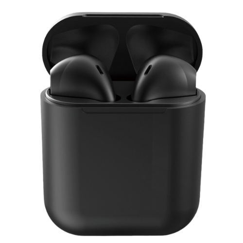 Wireless Bluetooth Earbuds Black – AirPods Style, HD Sound, Bluetooth 5.0, iOS Compatible