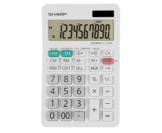 Sharp EL330WB calculator Pocket Financial Grey