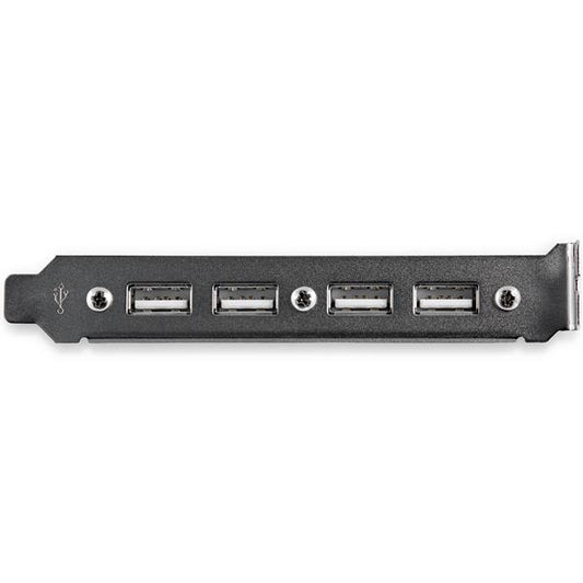 Star Tech 4 Port USB A Female Slot Plate Adapter