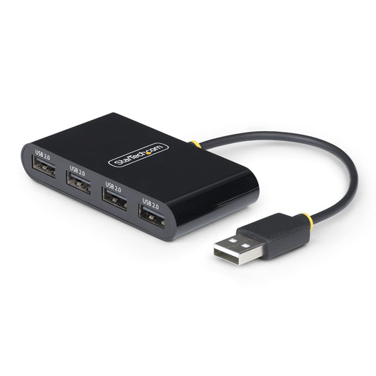 Star Tech ST4200MINI2-USB-HUB interface hub USB 2.0 480 Mbit/s Black