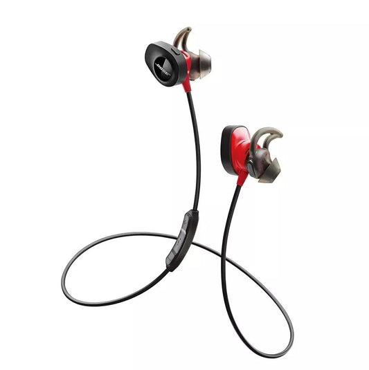 Bose SoundSport Wireless In-Ear Headphones – Red | Refurbished Like New
