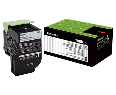 Lexmark Return Programme Toner Cartridge for CS/CX310 410 & 510 Printer Series 1000 Pages Yield Black