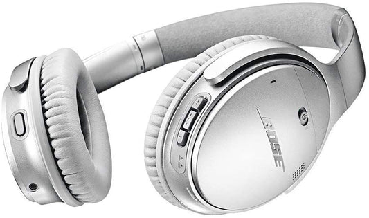 Bose QuietComfort 35 I Wireless Noise Cancelling Headphones – Silver (Like New Refurbished)