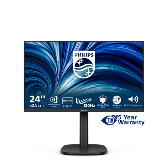 Philips 3000 series 24B2N3200J/75 computer monitor 60.5 cm (23.8") 1920 x 1080 pixels Full HD LCD Black