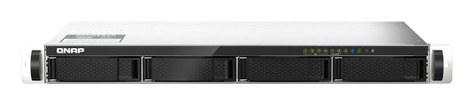 QNAP TS-435XeU-4G 4-bay, 1U short-depth 12" NAS, Marvell Octeon TX2 CN9130 / CN9131 64-bit quad-core 2.2 GHz, 4GB DDR4 SODIMM RAM (1 slot, up to 32GB),3 yrs WTY