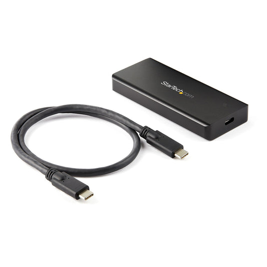 Star Tech USB-C 10Gbps M.2 NVMe PCIe SSD Enclosure - Rugged Aluminum External M.2 PCIe M-Key Case IP67 Rated - 1GB/s Read/Write - Supports 2230/2242/2260/2280 - TB3 Compatible - Mac/PC