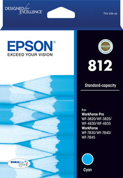 Epson 812 ink cartridge 1 pc(s) Original Standard Yield Cyan