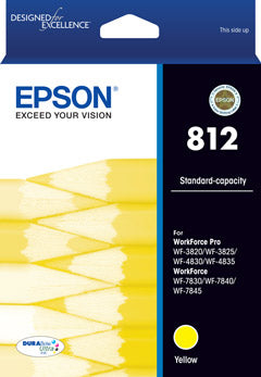 Epson 812 ink cartridge 1 pc(s) Original Standard Yield Yellow
