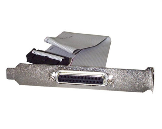 Star Tech 16in DB25 Parallel Female to IDC 26 Pin Header Slot Plate
