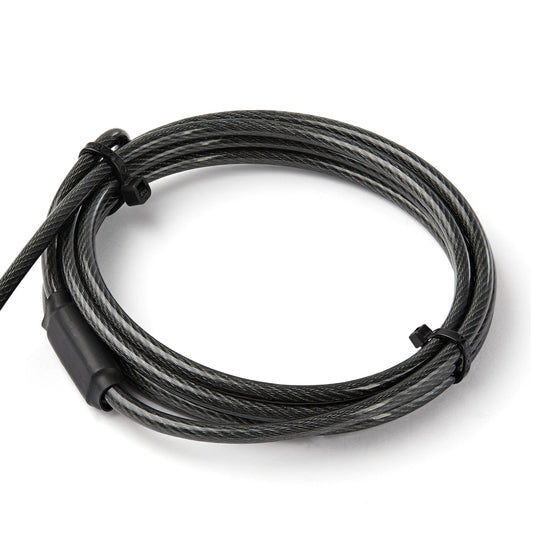 Star Tech 6.5' (2m) 3-in-1 Universal Laptop Cable Lock - Keyed Laptop/Desktop Security Cable Lock Compatible w/ K-Slot, Nano & Wedge Slot Computer - Anti-Theft Steel Cable Lock with Keys