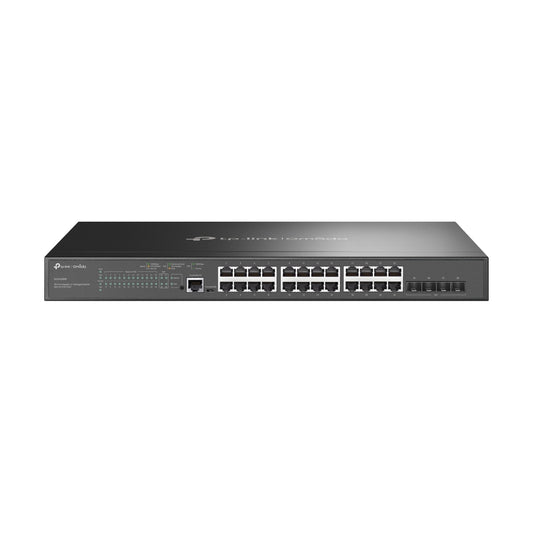 TP-Link JetStream (SG3428MP) 28-Port Gigabit L2+ Managed Switch with 24-Port PoE+, RJ45/Micro-USB Console Port, 5-Year WTY