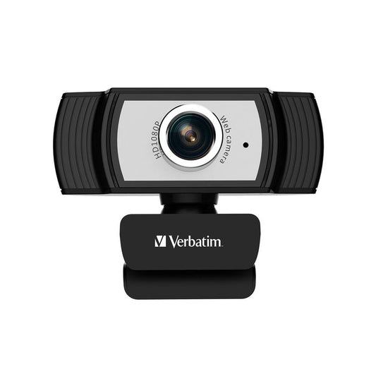 Verbatim 66614 webcam 2 MP 1920 x 1080 pixels USB 2.0 Black, Silver