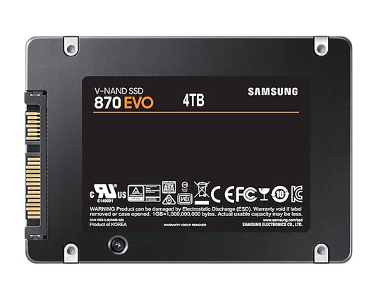 Samsung 870 EVO 4 TB 2.5" Serial ATA III V-NAND MLC