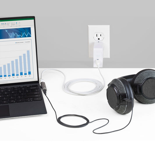Star Tech USB C Audio & Charge Adapter - USB-C Audio Adapter w/ USB-C Audio Headphone/Headset Port and 60W USB Type-C Power Delivery Pass-through Charger - For USB-C Phone/Tablet/Laptop