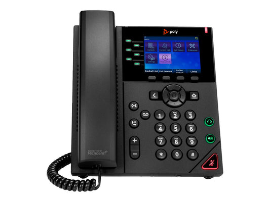 HP POLY VVX 350 DESKTOP PHONE, POE