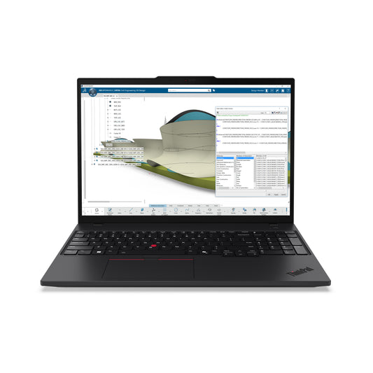 Lenovo ThinkPad P16s Gen 4 (AMD) Copilot+ PC AMD Ryzen AI 9 HX PRO 370 Mobile workstation 40.6 cm (16") WUXGA 64 GB DDR5-SDRAM 1 TB SSD Wi-Fi 7 (802.11be) Windows 11 Pro English Black product image