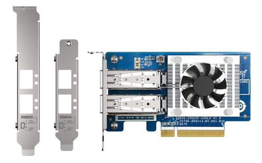 QNAP DUAL PORT QSFP28 25GbE N ETWORK CARD, LOW-PROFILE (PCIE GEN4 X8)