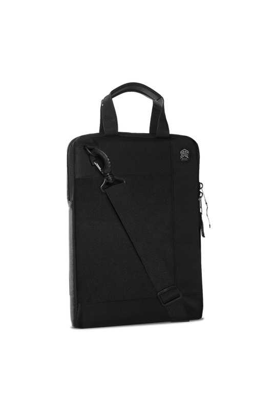 STM (ACE ARMOUR) LAPTOP SHOULDERBAG, FITS UP TO 14", BLACK , 3YR WTY
